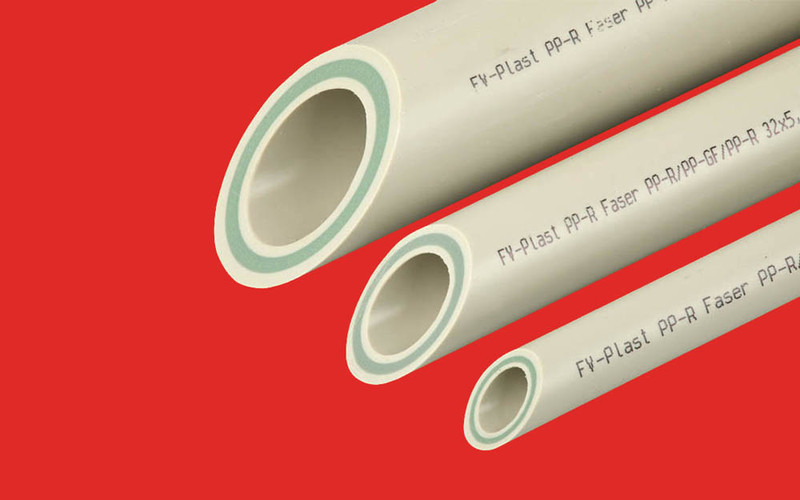 Труба (PPR/GF) FV-Plast Faser PN20 20х3.4 стекловолоконный слой (1 метр), 107020Z